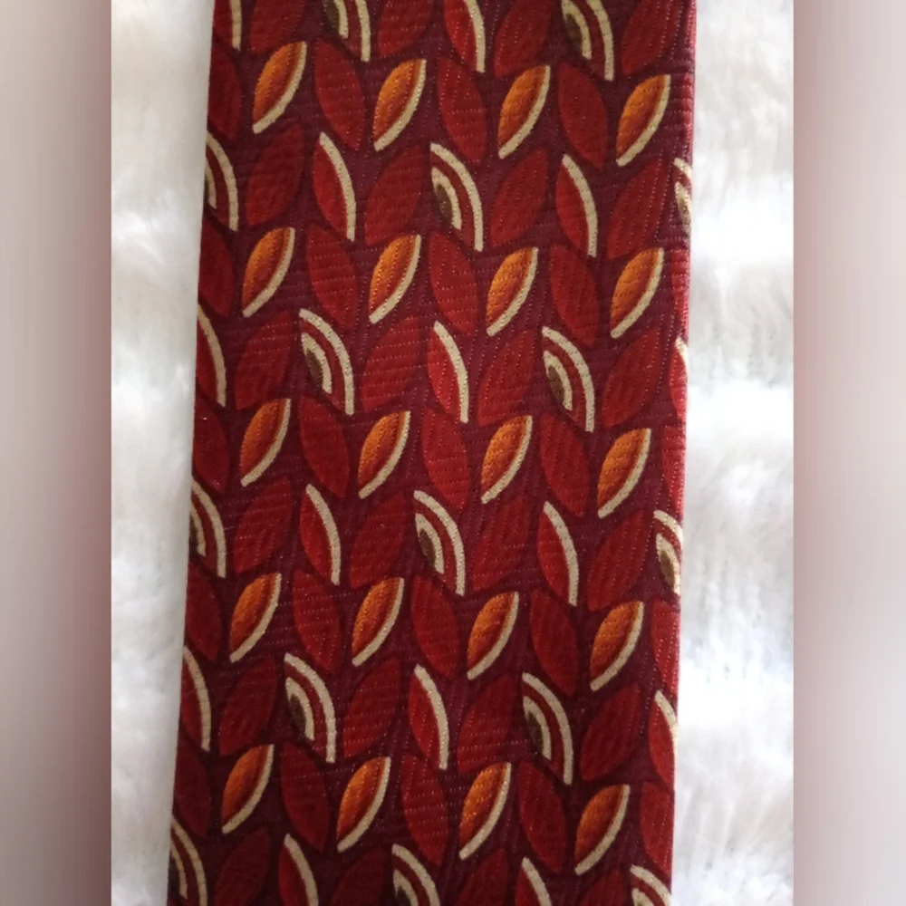 Red Boy's Clip On Tie Set
